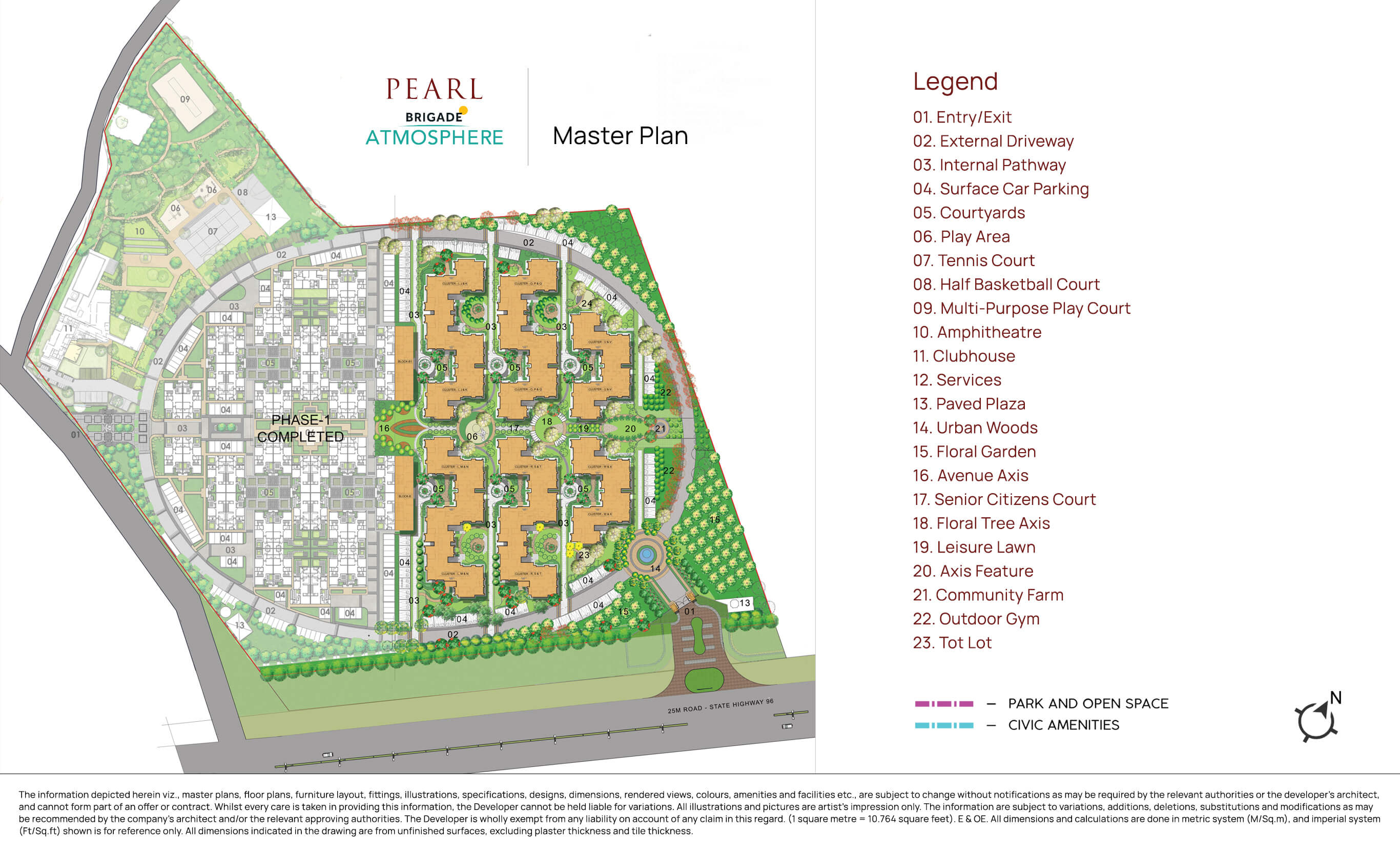 Pearl at brigade atmosphere masterplan